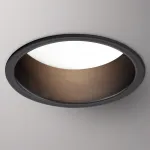 Светильник встраиваемый светодиодный Novotech SPOT NT23 282 359237 IP20 LED 12W 220V 840Лм 3000К TRAN Чёрный от ImperiumLoft