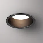 Светильник встраиваемый светодиодный IP20 LED 4000К 6W 220V TRAN 358898 SPOT NT22 283 Черный от ImperiumLoft