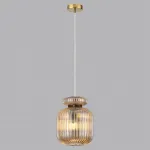 Подвесной светильник Odeon Light PENDANT ODL24 309 5042/1A E27 1*60W JUGI Жёлтый