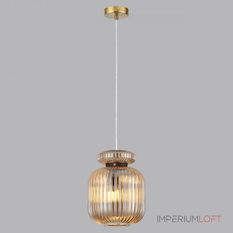 Подвесной светильник Odeon Light PENDANT ODL24 309 5042/1A E27 1*60W JUGI Жёлтый