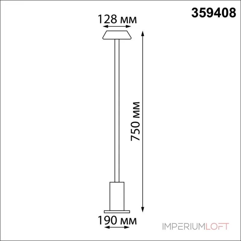 Светильник ландшафтный Novotech Street 6650/1WL3 Светильник ландшафтный Novotech Street 6650/1WL3