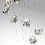 Люстра каскадная LED 60W 4000K 2800Лм JEMSTONE 5085/60L L-VISION ODL25 Золотой от ImperiumLoft