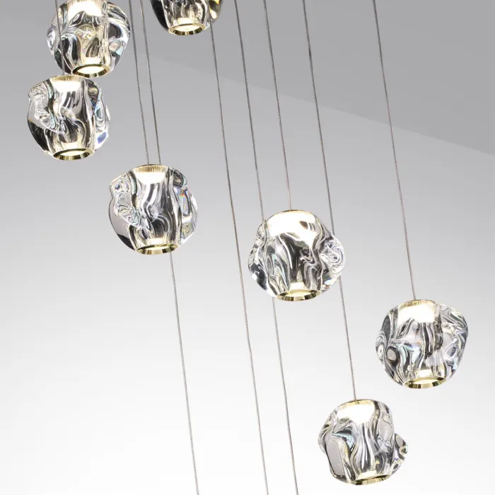 Люстра каскадная LED 60W 4000K 2800Лм JEMSTONE 5085/60L L-VISION ODL25 Золотой от ImperiumLoft