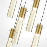 Подвесная люстра Odeon Light PENDANT ODL24 325 5058/25LA LED 5*5W 3000K SCROW Жёлтый