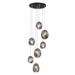 Люстра Odeon Light MODERN ODL24 295 5038/7 G9 7*40W MUSSELS Чёрный от ImperiumLoft