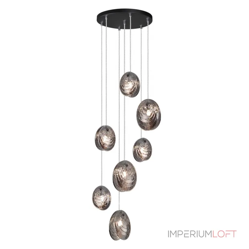 Подвесная люстра Odeon Light MODERN ODL24 295 5038/7 G9 7*40W MUSSELS Подвесная люстра Odeon Light MODERN ODL24 295 5038/7 G9 7*40W MUSSELS