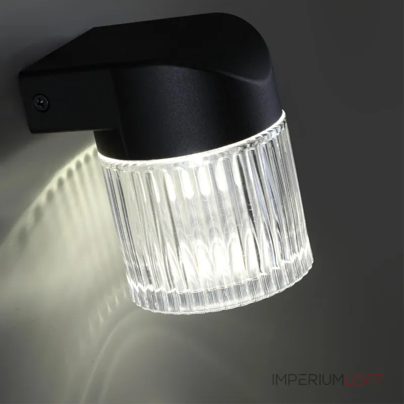 Светильник ландшафтный настенный IP65 LED 7W 4000K 175-265V ESTIMA 359291 STREET NT24 000 Черный