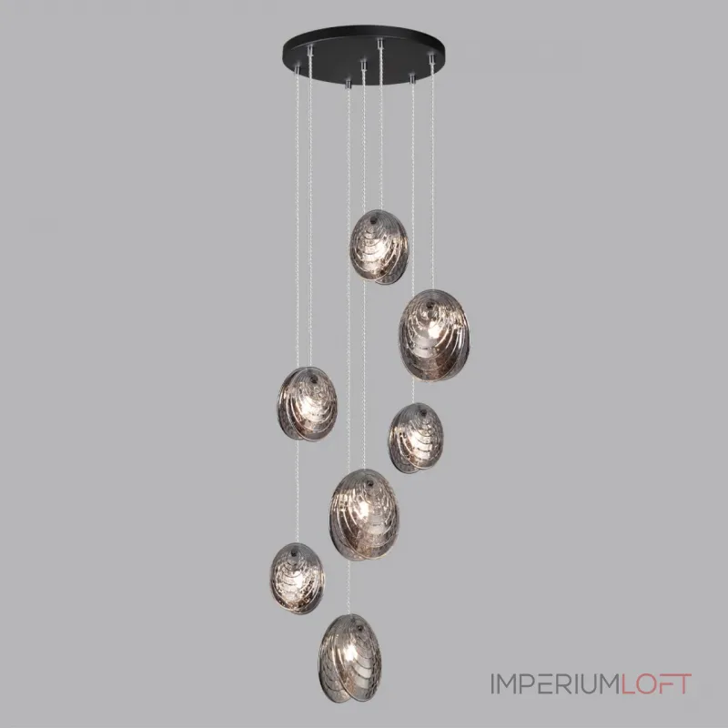 Подвесная люстра Odeon Light MODERN ODL24 295 5038/7 G9 7*40W MUSSELS Подвесная люстра Odeon Light MODERN ODL24 295 5038/7 G9 7*40W MUSSELS