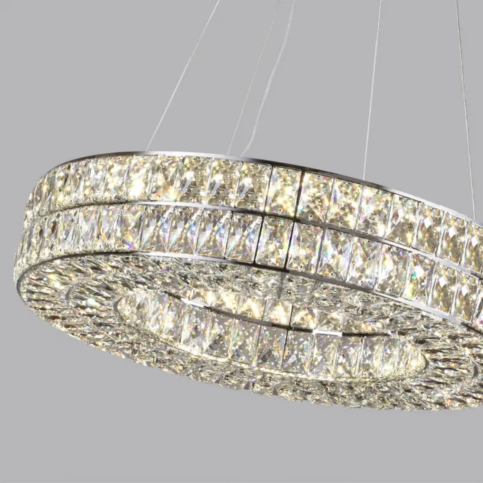 Люстра Odeon Light L-VISION ODL24 479 4927/52L LED 52W 4000K 2971Лм PANTA Прозрачный от ImperiumLoft
