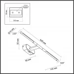 Настенный светильник Odeon Light Hightech 7656/48L от ImperiumLoft