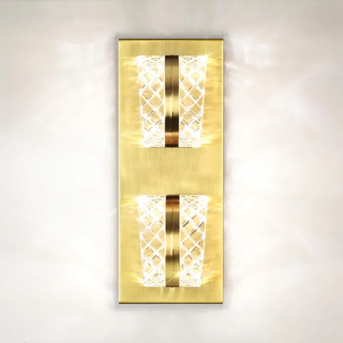 Настенный светильник Odeon Light L-VISION ODL24 451 5030/8WL LED 8W 4000K 367лм MIRAGE Прозрачный от ImperiumLoft