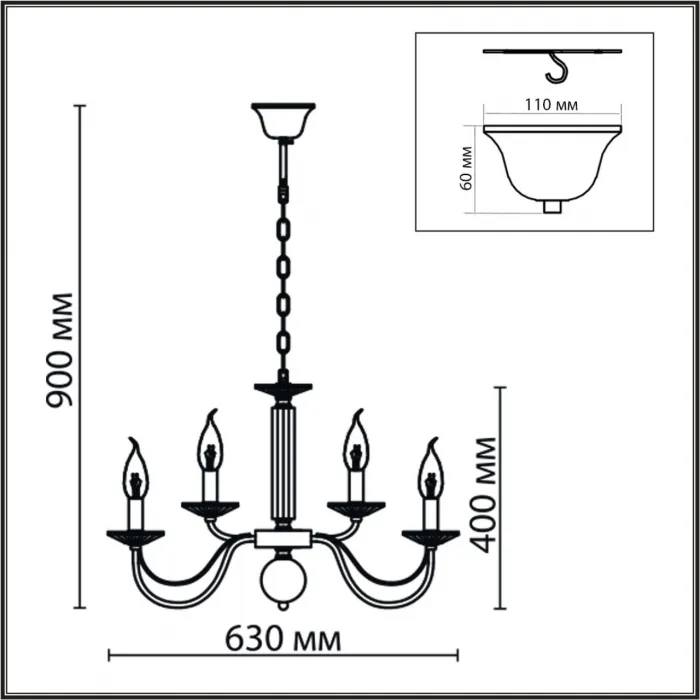 Люстра подвесная Lumion Classi 359494 от ImperiumLoft