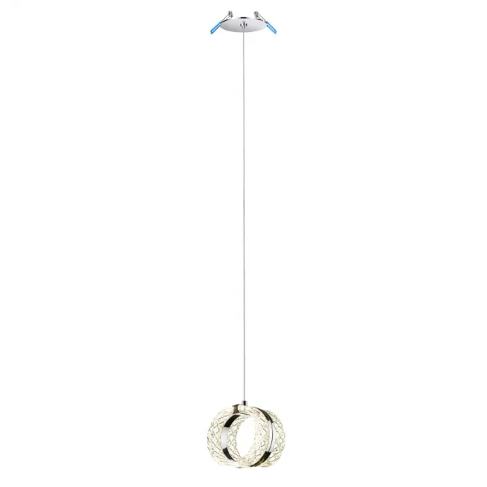 Подвесной светильник Odeon Light L-VISION ODL24 451 5029/8L LED 8W 4000K 448лм MIRAGE Прозрачный от ImperiumLoft