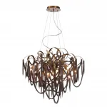 Люстра Odeon Light HALL ODL24 397 5066/12 G9 12*40W CHAINY Коричневый от ImperiumLoft