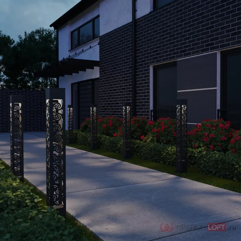 Светильник ландшафтный IP65 LED 15W 4000K 100-277V NETZ 359284 STREET NT24 000 Черный от ImperiumLoft