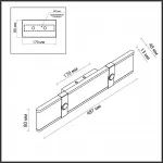Настенный светильник Odeon Light Hightech 7648/CL от ImperiumLoft