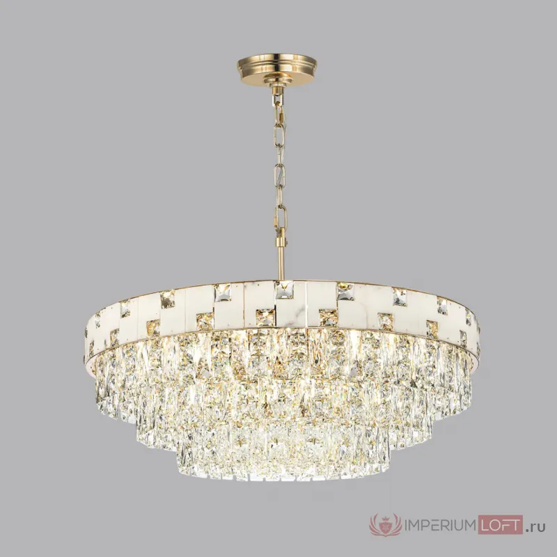 Люстра Odeon Light HALL ODL24 49 5076/21 E14 21*40W CHESSI Белый от ImperiumLoft
