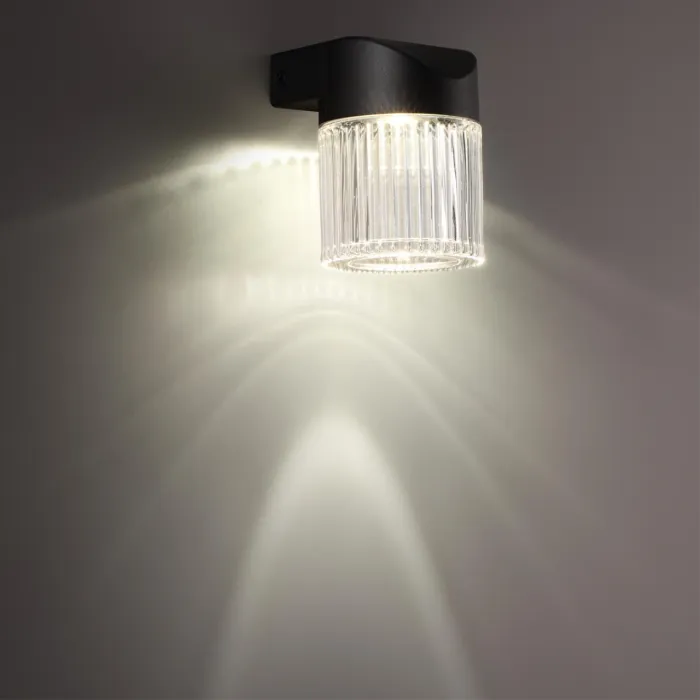 Светильник ландшафтный настенный IP65 LED 7W 4000K 175-265V ESTIMA 359291 STREET NT24 000 Черный от ImperiumLoft