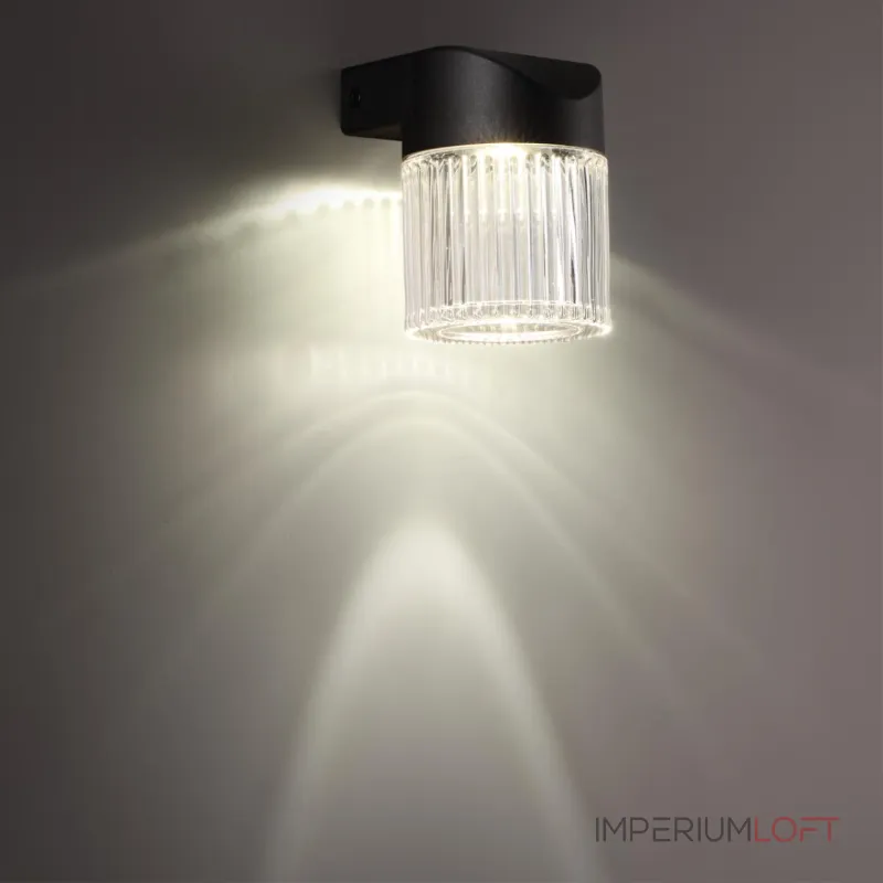 Светильник ландшафтный настенный IP65 LED 7W 4000K 175-265V ESTIMA 359291 STREET NT24 000 Черный
