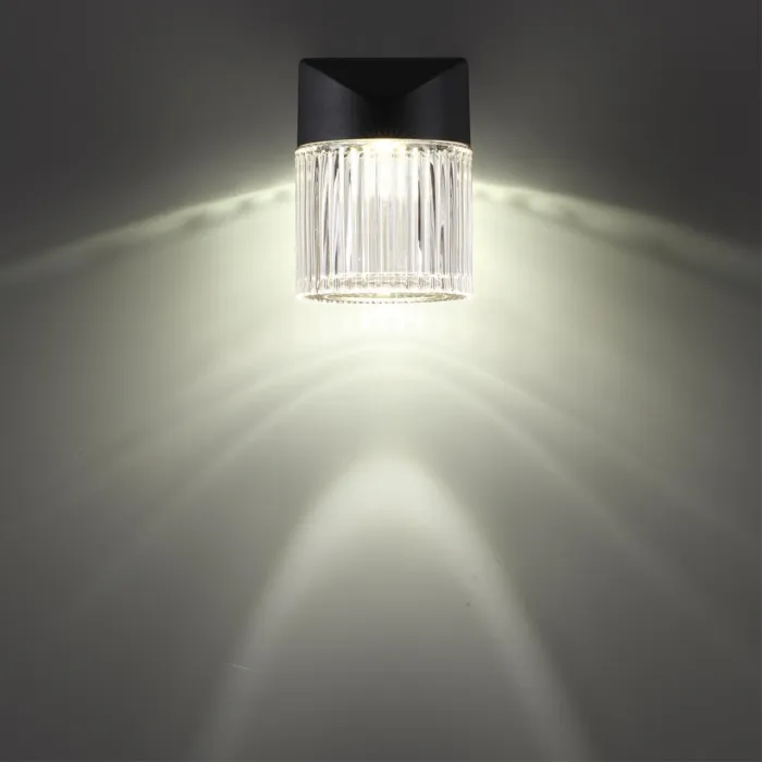 Светильник ландшафтный настенный IP65 LED 7W 4000K 175-265V ESTIMA 359291 STREET NT24 000 Черный от ImperiumLoft
