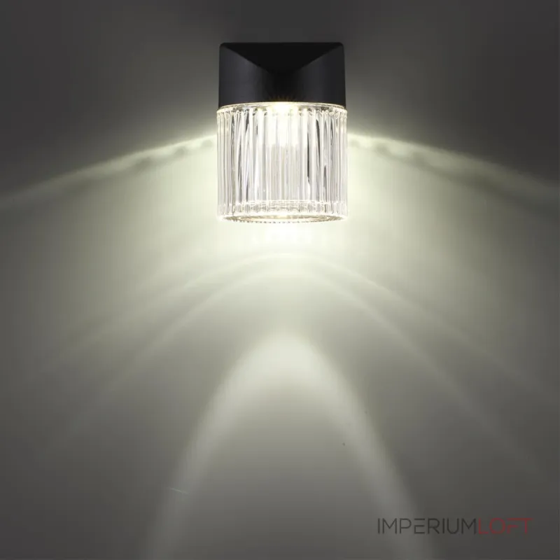 Светильник ландшафтный настенный IP65 LED 7W 4000K 175-265V ESTIMA 359291 STREET NT24 000 Черный
