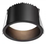 Светильник встраиваемый светодиодный Novotech SPOT NT23 282 359237 IP20 LED 12W 220V 840Лм 3000К TRAN Чёрный от ImperiumLoft