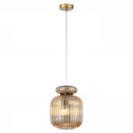 Подвесной светильник Odeon Light PENDANT ODL24 309 5042/1A E27 1*60W JUGI Жёлтый