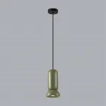 Подвесной светильник Odeon Light PENDANT ODL24 315 5054/1B GU10 LED 4W KERAMA Зелёный от ImperiumLoft