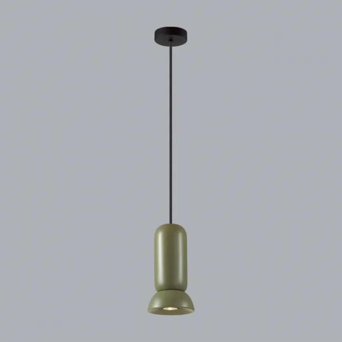 Подвесной светильник Odeon Light PENDANT ODL24 315 5054/1B GU10 LED 4W KERAMA Зелёный от ImperiumLoft