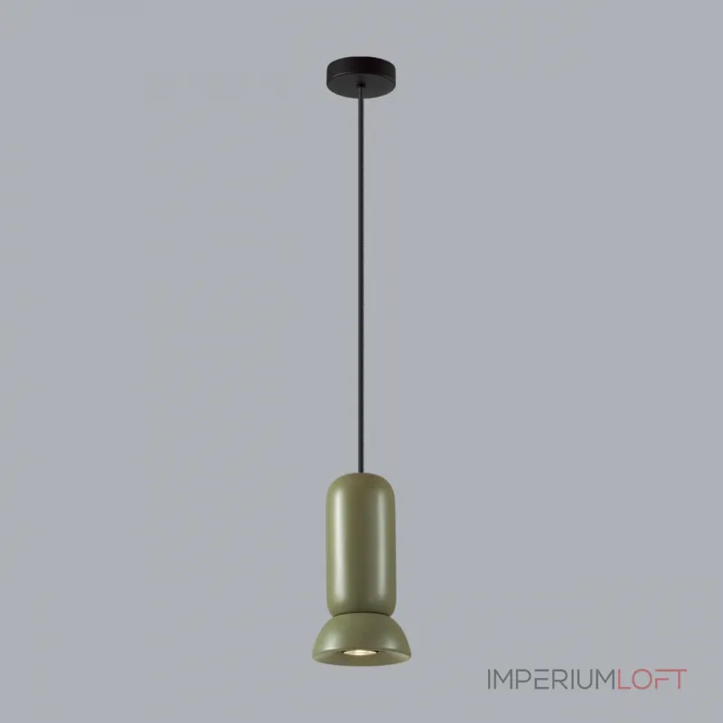 Подвесной светильник Odeon Light PENDANT ODL24 315 5054/1B GU10 LED 4W KERAMA Зелёный Подвесной светильник Odeon Light PENDANT ODL24 315 5054/1B GU10 LED 4W KERAMA Зелёный