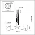 Люстра Odeon Light Modern 7066/15L от ImperiumLoft