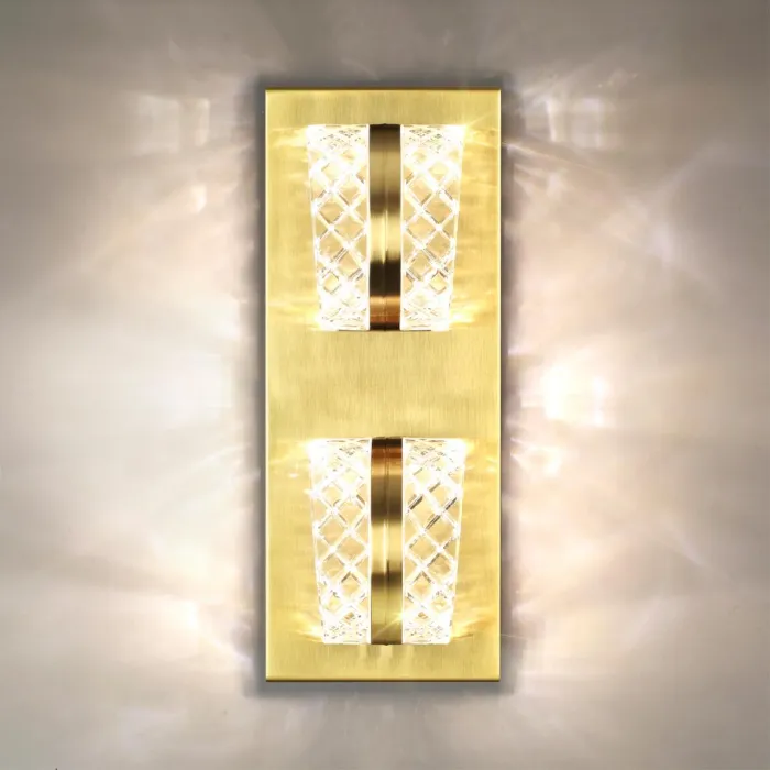 Настенный светильник Odeon Light L-VISION ODL24 451 5030/8WL LED 8W 4000K 367лм MIRAGE Прозрачный от ImperiumLoft