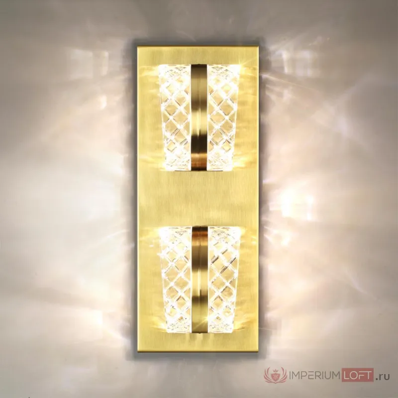 Настенный светильник Odeon Light L-VISION ODL24 451 5030/8WL LED 8W 4000K 367лм MIRAGE Прозрачный от ImperiumLoft