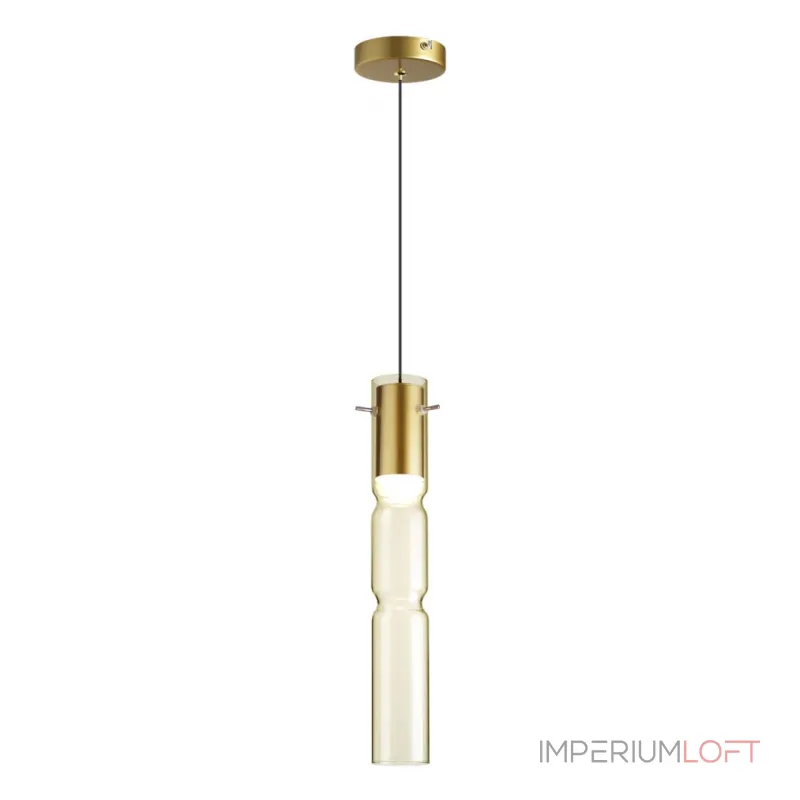Подвесной светильник Odeon Light PENDANT ODL24 323 5059/5LA LED 5W 3000K SCROW Жёлтый