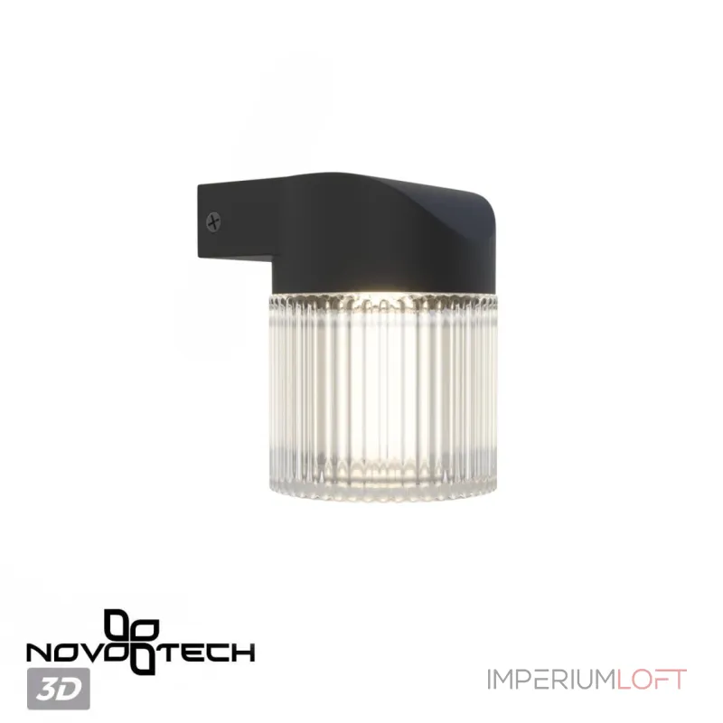 Светильник ландшафтный настенный IP65 LED 7W 4000K 175-265V ESTIMA 359291 STREET NT24 000 Черный
