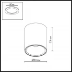 Потолочный светильник Odeon light Hightech 7138/12CL