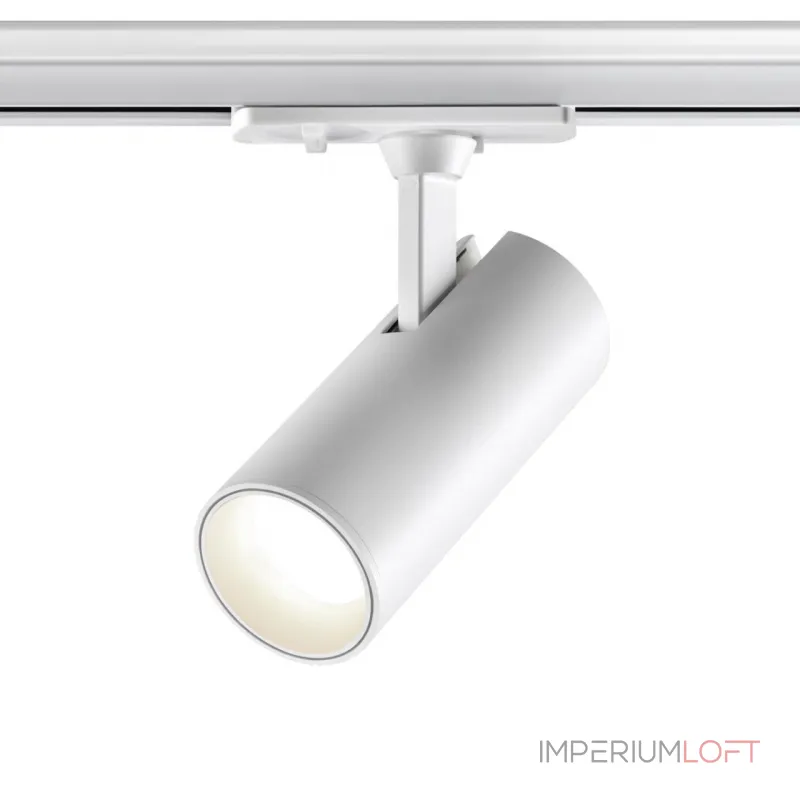 Светильник трековый однофазный трехжильный Novotech PORT NT23 120 359152 IP20 LED 15W 220V 4000К 1440Лм SELENE Белый