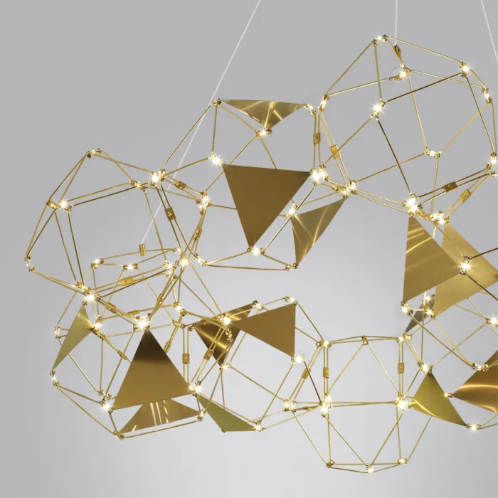 Люстра LED 56W 4000K 3360Лм TRELLIS 5086/56L L-VISION ODL25 Бронза от ImperiumLoft