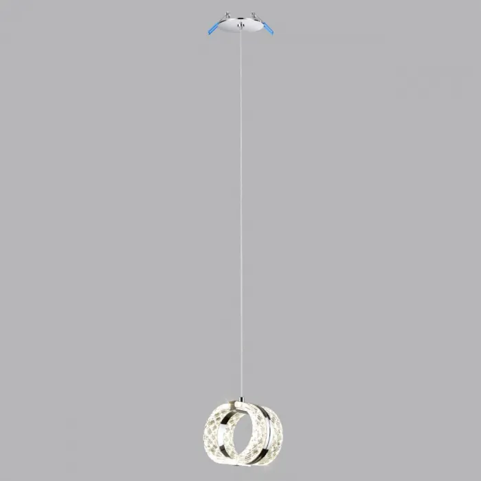 Подвесной светильник Odeon Light L-VISION ODL24 451 5029/8L LED 8W 4000K 448лм MIRAGE Прозрачный от ImperiumLoft