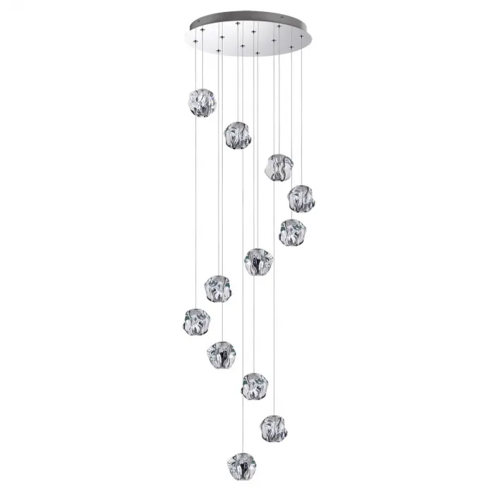 Люстра каскадная LED 60W 4000K 3000Лм JEMSTONE 5084/60L L-VISION ODL25 Хром от ImperiumLoft