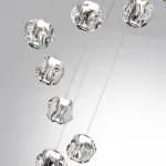 Люстра каскадная LED 60W 4000K 3000Лм JEMSTONE 5084/60L L-VISION ODL25 Хром от ImperiumLoft