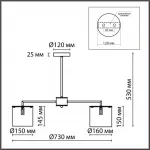Люстра подвесная Lumion Classi 359423 от ImperiumLoft