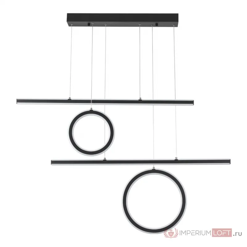 Светильник подвесной диммируемый, с пультом ДУ Novotech OVER NT23 164 359183 IP20 LED 4000К 116W 220V ONDO Чёрный от ImperiumLoft