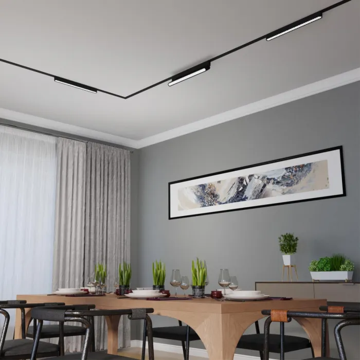 Трековый светильник SMAL Novotech SHINO NT23 047 359248 IP20 LED 18W 48V 1080Лм 3000К SMAL Чёрный от ImperiumLoft
