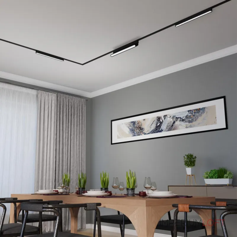 Трековый светильник SMAL Novotech SHINO NT23 047 359248 IP20 LED 18W 48V 1080Лм 3000К SMAL Чёрный