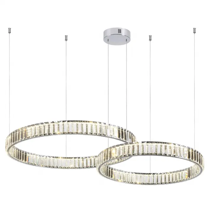 Люстра Odeon Light L-VISION ODL24 489 4930/45L LED 45W 4000K 5350Лм VEKIA Прозрачный от ImperiumLoft