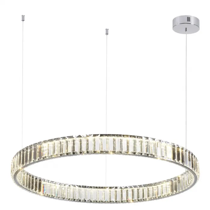 Люстра Odeon Light L-VISION ODL24 489 4930/45L LED 45W 4000K 5350Лм VEKIA Прозрачный от ImperiumLoft