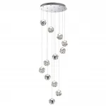 Люстра каскадная LED 60W 4000K 3000Лм JEMSTONE 5084/60L L-VISION ODL25 Хром от ImperiumLoft