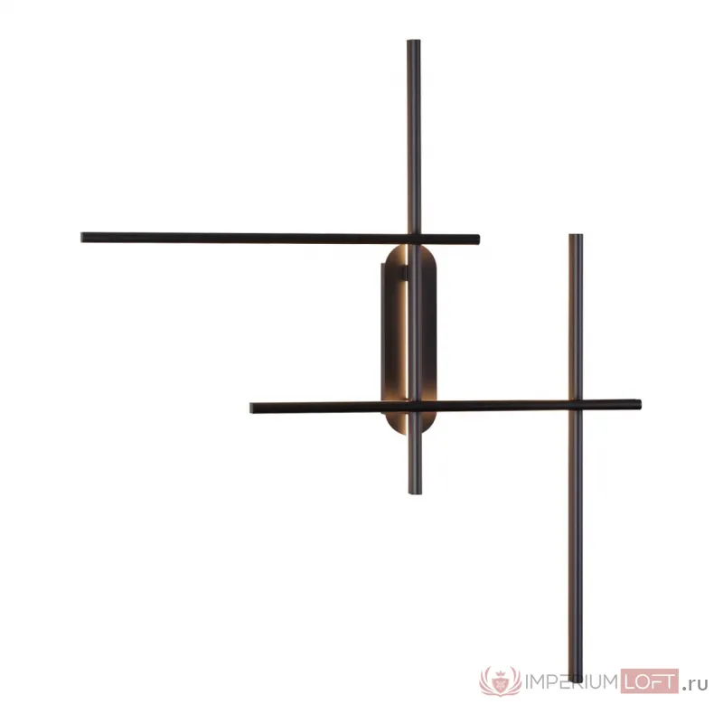 Настенный светильник Odeon Light L-VISION ODL20 197 3890/36WLP LED 3000K/4000K (перекл. ч/з тумблер) 36W 220V RUDY Чёрный от ImperiumLoft