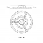 LED модуль Novotech COLOR NT23 357774 3000-4200-6500K D323 IP20 Прозрачный от ImperiumLoft
